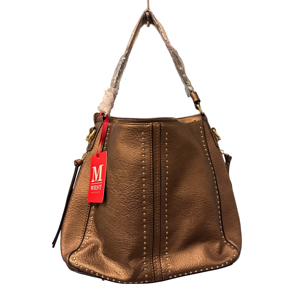 Montana West Concealed Carry Bronze Studded Shoulder Bag Western Purse New